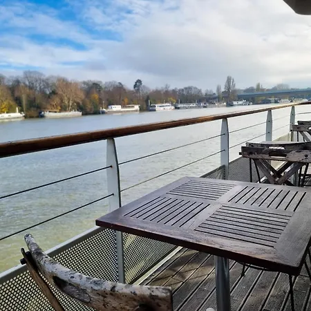 Exigehome-large Houseboat With Rooftop&spa Near Paris-céline Dion Botel Saint-Cloud