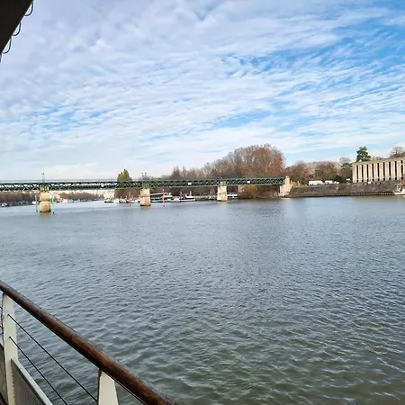 Exigehome-large Houseboat With Rooftop&spa Near Paris-céline Dion Botel
